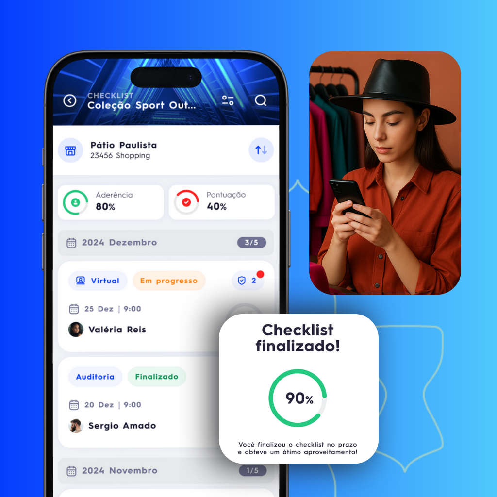 Plataforma de Gestão de Visual Merchandising Checklist